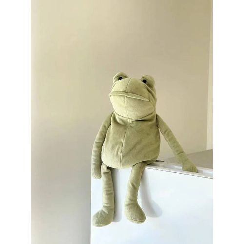 Poupée En Peluche Originale Jelly Cat Fergus Grenouille,Jouet Compagnon Interactif Pour Chat Et Chien,Cadeau De Vacances Pour Animaux De Compagnie,Chat Et Chien.Fergus Frog.18Cm