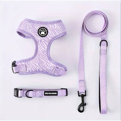 Harnais Pour Chats,Harnais,Laisse,Accessoires,Produits Pour Animaux De Compagnie,Chaton,Produits Pour Animaux De Compagnie,Fournitures De Bande De Poitrine Pour Chatons.Purple.L
