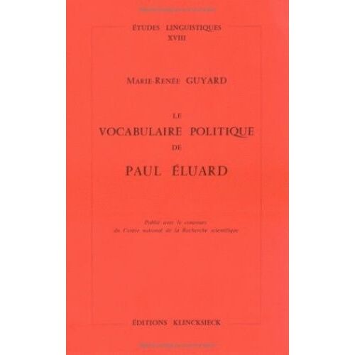 Le Vocabulaire Politique De Paul Eluard
