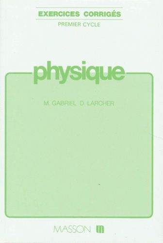 Physique - 1er Cycle