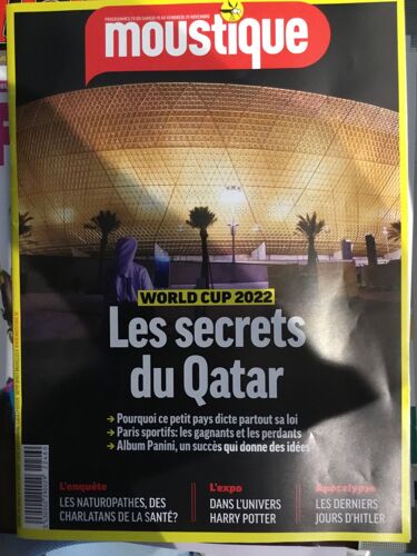 Moustique 5050 Hitler Qatar Naturopathes Harry Potter Michel Cymes Stephan Eicher Gad Elmaleh Jambalaya Laurie Anderson Mindy Panini