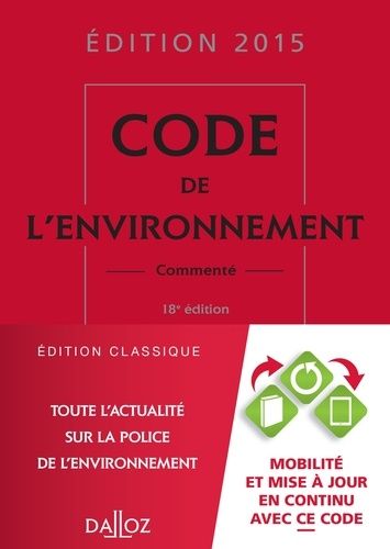 Code De L'environnement 2015