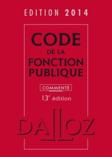 Code De La Fonction Publique Commenté 2014