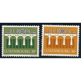 Luxembourg Europa Cept 1984 Neufs** Luxe