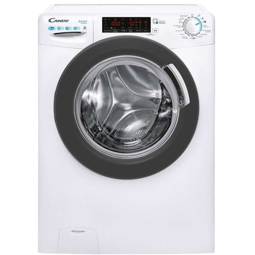 Machine à laver hublot séchante Candy SMART Pro CSWS 485TWMRE-47 - 60x53x85 cm (lxpxh) - 56 litres - 8 kg - 1400 tours/min - blanc