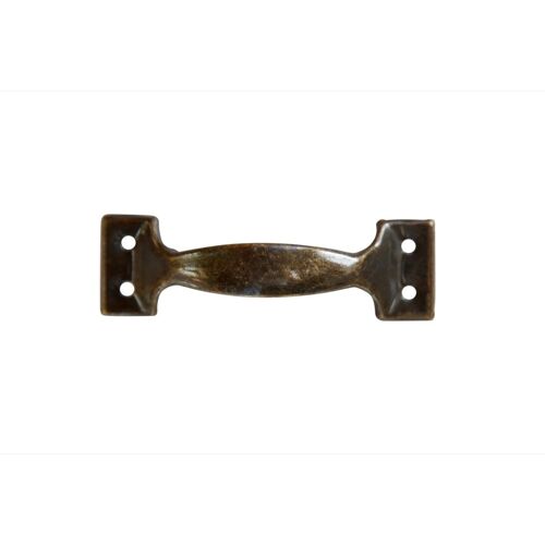 12 Poignées Fonte Aluminium Patinée 11 - Marron