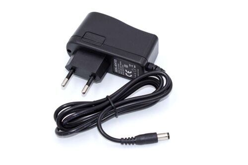 Bloc d'alimentation 220V vhbw 6W (12V/0.5A) pour Tivoli Pal Radio, Tivoli iPal Radio, VD120050L, Teac R1, R-1, R2, R-2, R5, R-5.