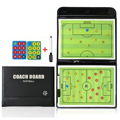 Conseil De Football Planche Magnétique Pliable D'entraînement De Football, Clip D'entraînement De Football, Pour Le Train De Match, Dossier Tactique De Football, Accessoires