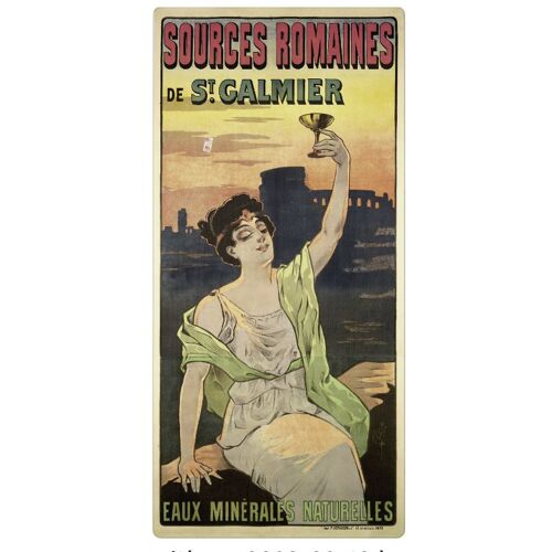 Affiche Sources Romaines Saint Galmier