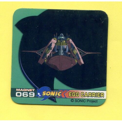 Aimant Magnet Sega Sonic Egg Carrier N69