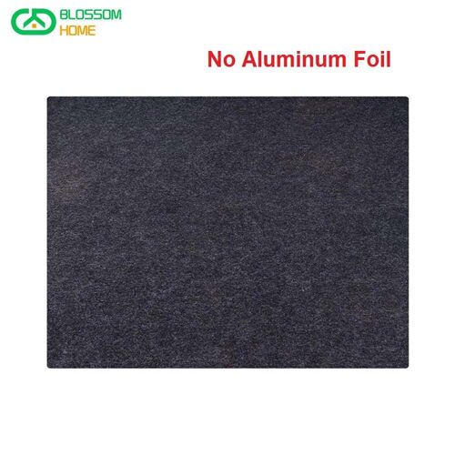 Pas de papier d'aluminium - Couverture isolante en Fiber de carbone 100x50cm, couverture anti feu en coton, tapis ignifuge, brûleur'encens