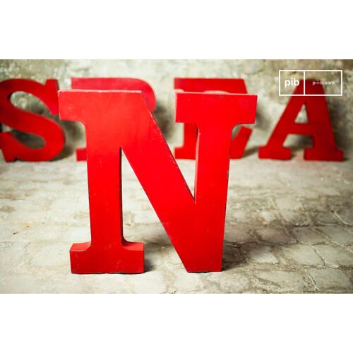 Lettre decorative N