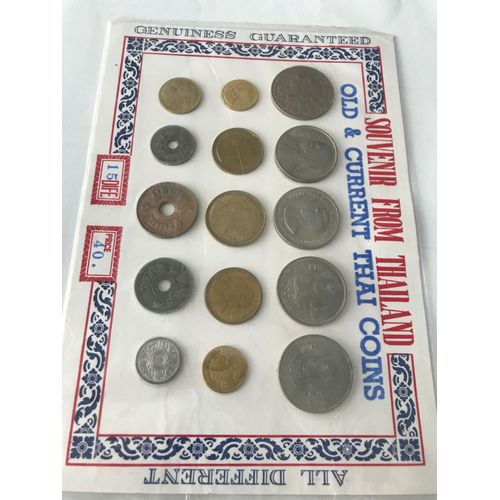 Lot 15 Pieces Monnaie Thaïlandaise - Thai - Baht - Satang