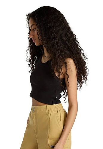 Vans - Drew Rib Ave Black - Haut - Noir - Xs - 100% Coton,Jersey