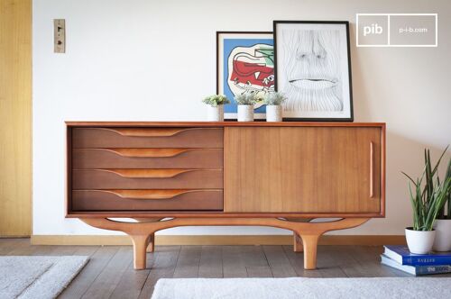 Buffet Scandinave En Bois Alrik