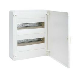 HAGER VS212PE | Tableau électrique surface golf VF 2 rangées 24 modules blanc opaque+bandeau