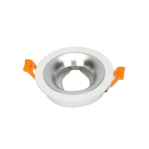 Fab 14448re46 | Encastré Anou 1xgu10 Rond Blanc / Chrome 2x9,2x9,2 Cm 8 Coupe.W / Douille