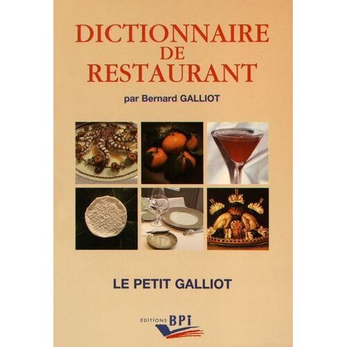 Dictionnaire De Restaurant