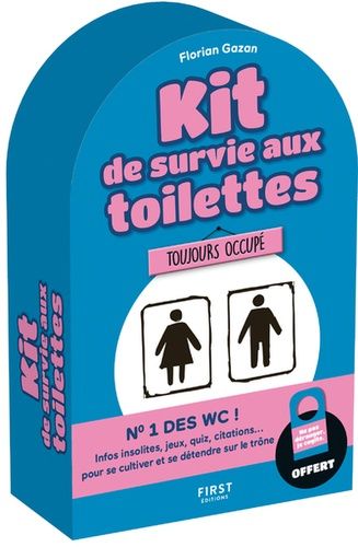 Kit De Survie Aux Toilettes - Le Petit Livre Pour Gribouiller Aux Toilettes - Le Petit Livre Pour Jouer Aux Toilettes - Citations À Méditer Aux Toilettes - Le Petit Livre Pour Se Tester Aux...