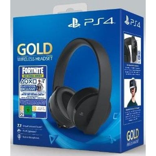 Casque Ps4 Gold Wireless Headset + Fortnite
