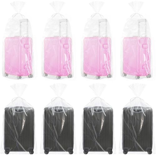 SJZG-Lot De 8 Sacs De Rangement Extra Larges En Plastique Avec Ruban Pour Meubles, Bagages, Chaises De Bureau - 90 X 120 Cm