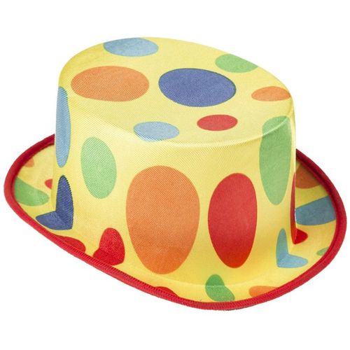 Chapeau Haut-De-Forme De Clown ? Pois (Taille Unique)