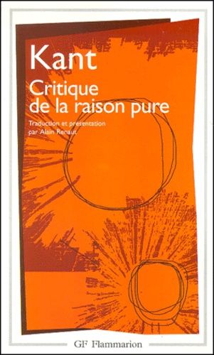 Critique De La Raison Pure