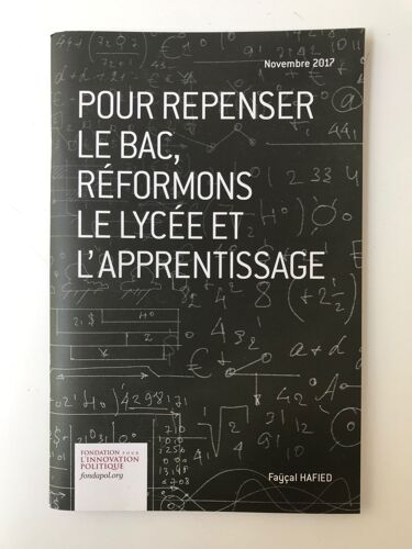 Pour Repenser Le Bac, Réformons Le Lycée Et L'apprentissage