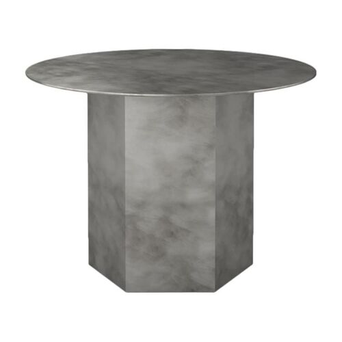 Gubi Table Basse Epic Coffee Table Ø 60 Cm (Misty Gray Steel - Acier)