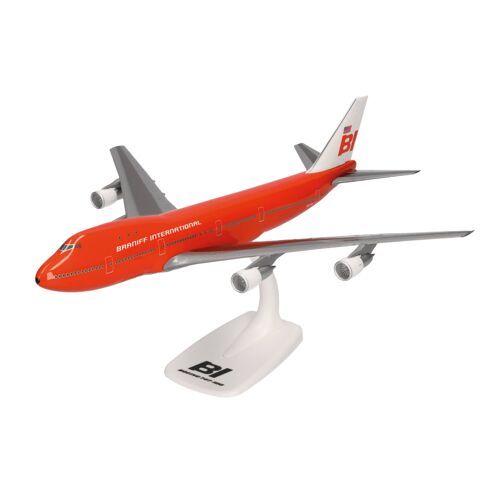 Boeing 747 -100 Braniff International - Modèle À Emboiter 1/250 Herpa