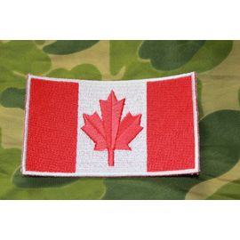 Insigne Tissu Brode D'epaule Du Drapeau Du Canada