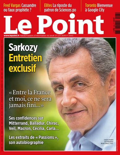 Le Point 2443 : Sarkozy : Entretien Exclusif