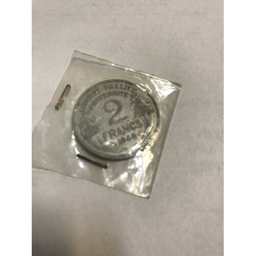 Pièce Monnaie Française 2 Francs - Morlon - 1949 - Aluminium