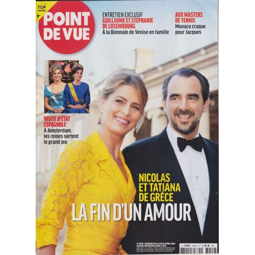 Point De Vue N°3949 Nicolas Et Tatiana De Grèce