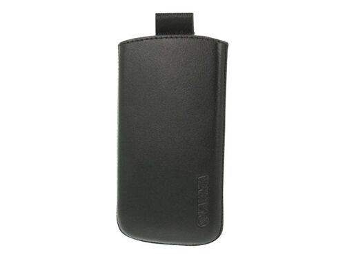 Valenta POCKET CLASSIC 22 - Housse pour téléphone portable - cuir véritable - noir