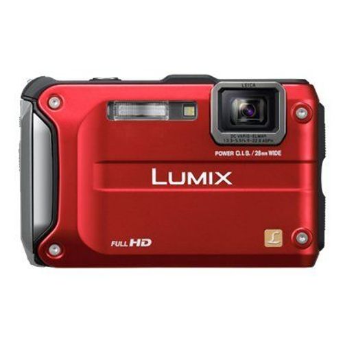 Panasonic Lumix DMC-FT3 - Appareil photo numérique - compact - 12.1 MP - 4.6x zoom optique - Leica - sous-marin jusqu'à 12 m - rouge