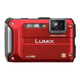 Panasonic Lumix DMC-FT3 - Appareil photo numérique - compact - 12.1 MP - 4.6x zoom optique - Leica - sous-marin jusqu'à 12 m - rouge