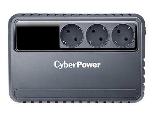 CyberPower Backup Utility Series BU600E - Onduleur - 360 Watt - 600 VA - connecteurs de sortie : 3