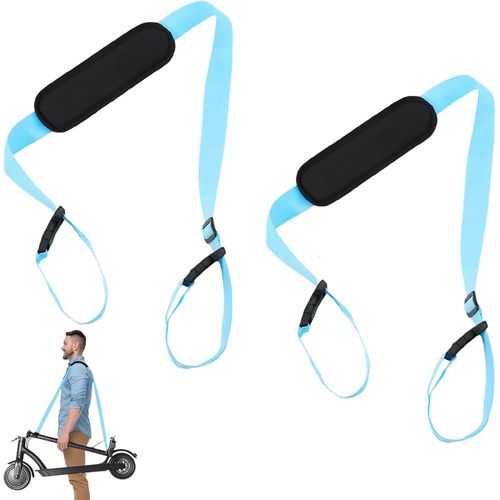 Few-Sangle Sac A Dos, 2 Pièces Chaise De Sac À Dos, Réglable Sangle Banane Bandoulière, Antidérapant Bleu Bandouliere, Pour Skateboards, Hoverboards, Chaises De Plage