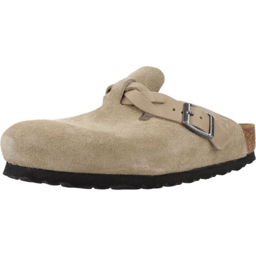 Birkenstock Boston Braided Suede Leat Colour Beige - 42