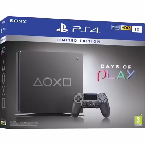 Console Sony PlayStation Slim 1 To Limited Edition Days of Play