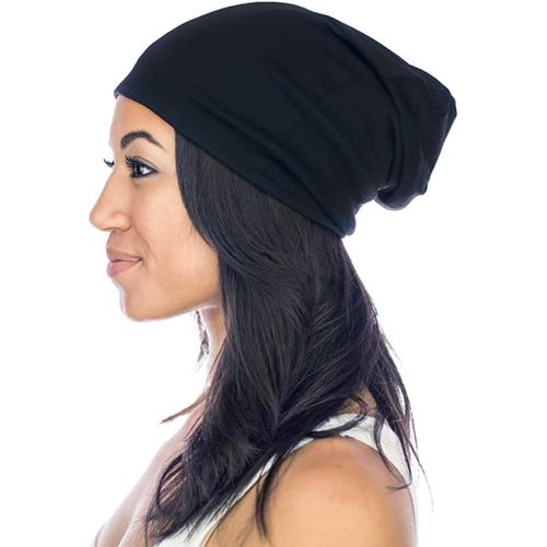 Tzf-2 Pack Bonnet Turban Chimio Femme Coton Stretch Bonnet De Nuit Chapeaux Bandeau Foulard Chimio Mode Musulmanes Pour Perte De Cheveux Cancer Sortie Vacances