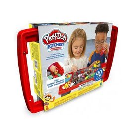 Coffret Play Doh Super Barbecue Grill 40 Pieces (Pots Pate A Modeler, Table Jeu, Accessoires) - Set Jouet Creations + Carte