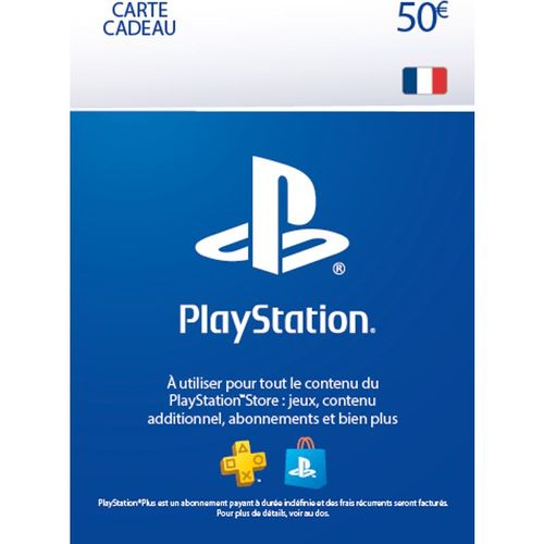 Carte Sony PlayStation Network Carte 50 FRANCE