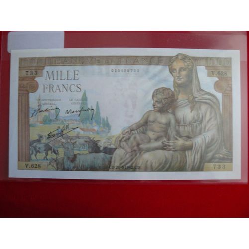 Billet 1000 Francs Deesse Demeter 20.06.1942 Neuf