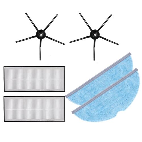 Pièces de rechange pour aspirateur Xiaomi Roborock S7 / T7S Plus, filtre Hepa de remplacement, brosse latérale, noir May06107443