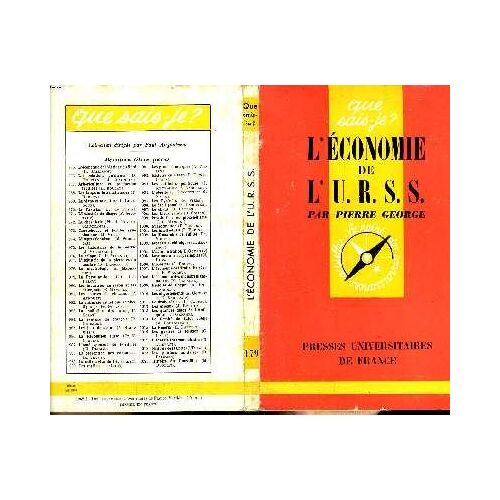 Que Sais-Je? N° 179 L Économie De L U.R.S.S.