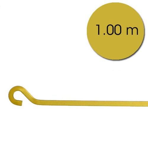 Tige Pour Cimaise Crosse Anodisé Or 100 Cm