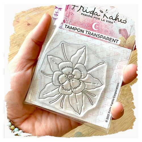 Tampon Transparent Frida Kahlo® : Mélancolique 2