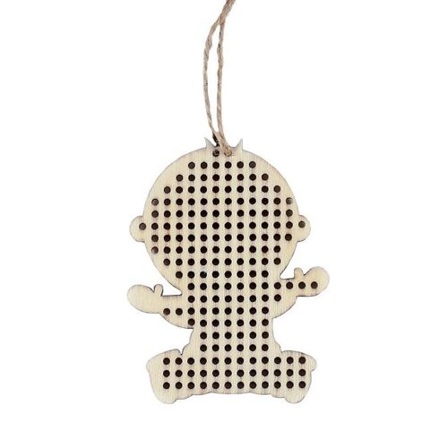 Suspension À Broder Bébé 9 Cm